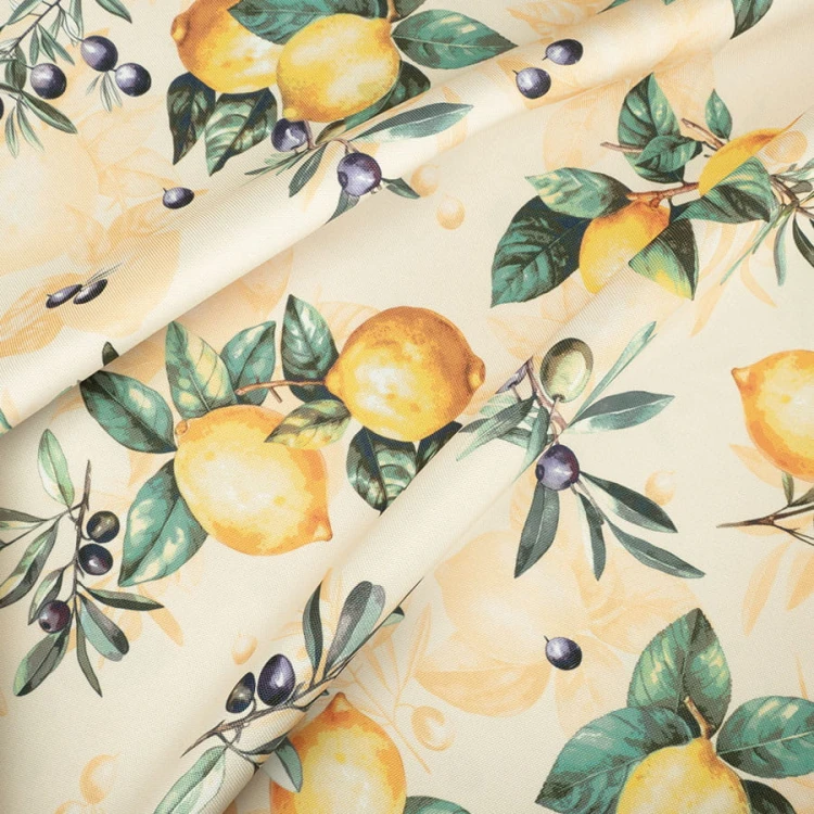 CITRUS Tkanina dekoracyjna NINA WODOODPORNA, 160cm, kolor żółty