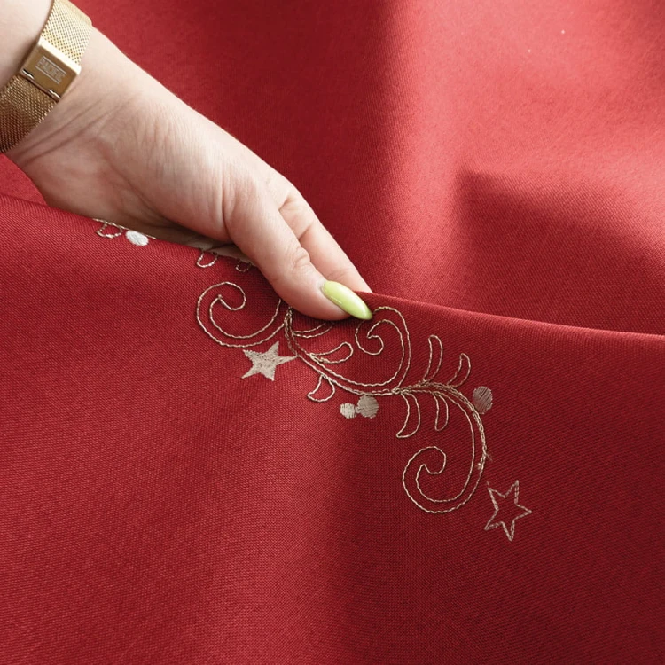 KLASYCZNE ŚWIĘTA Obrus, szerokość 140cm x wysokość 260cm, kolor  czerwony