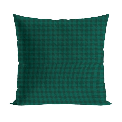 KRATA Z SAMOCHODEM, BAJKOWE ŚWIĘTA Poszewka dekoracyjna VELVET, 40x40cm, kolor zielony