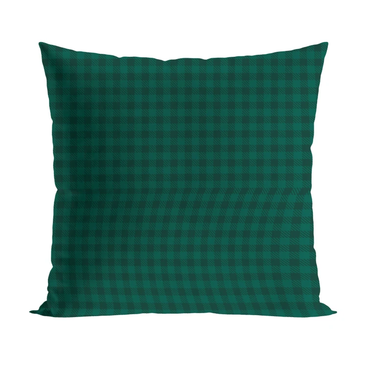 KRATA Z SAMOCHODEM, BAJKOWE ŚWIĘTA Poszewka dekoracyjna VELVET, 40x40cm, kolor zielony