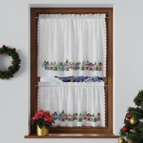 ZIMOWE MIASTECZKO Zazdrostka Microfibra, szerokość 100 x wysokość 60cm, kolor wielokolorowy