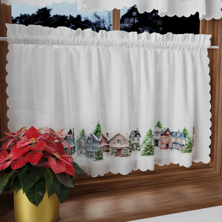 ZIMOWE MIASTECZKO Zazdrostka Microfibra, szerokość 100 x wysokość 60cm, kolor wielokolorowy