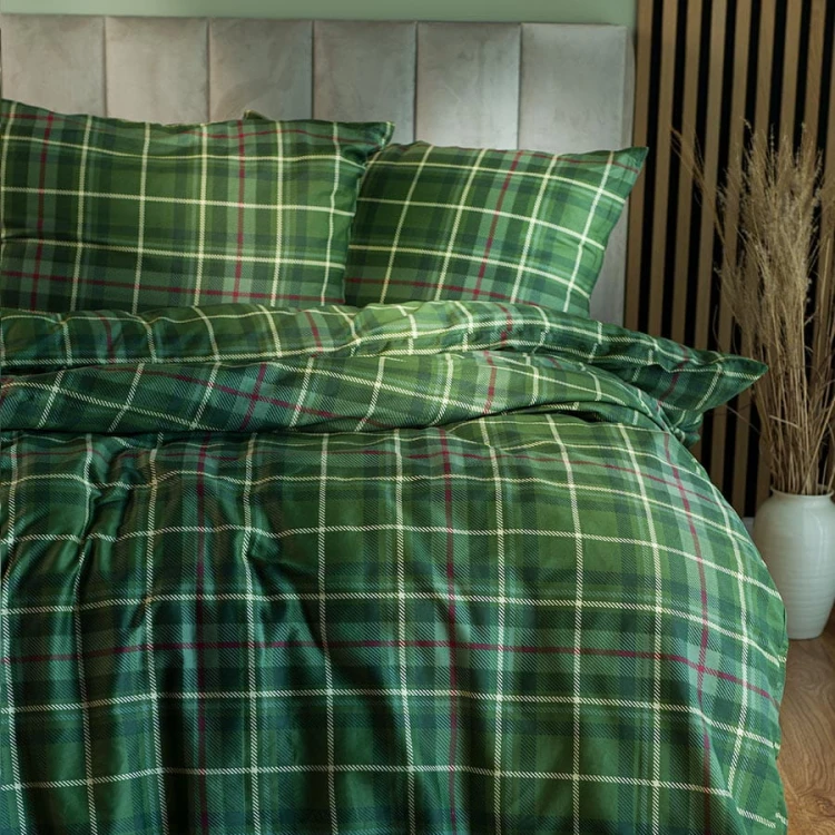 JAMILA Komplet pościeli z bawełny satynowej 160x200cm