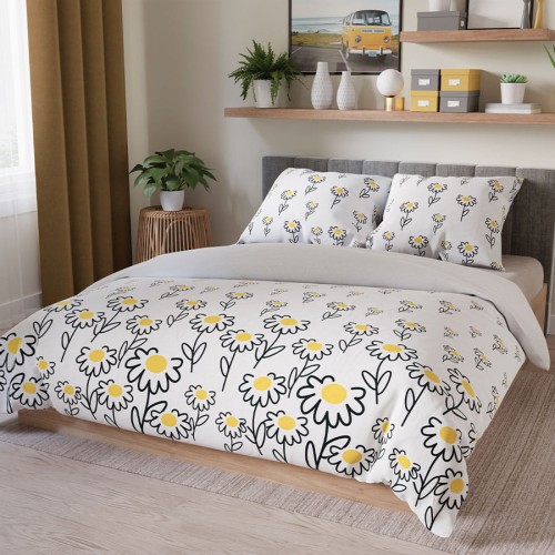 BELLIS Komplet pościeli z bawełny satynowej 220x200cm