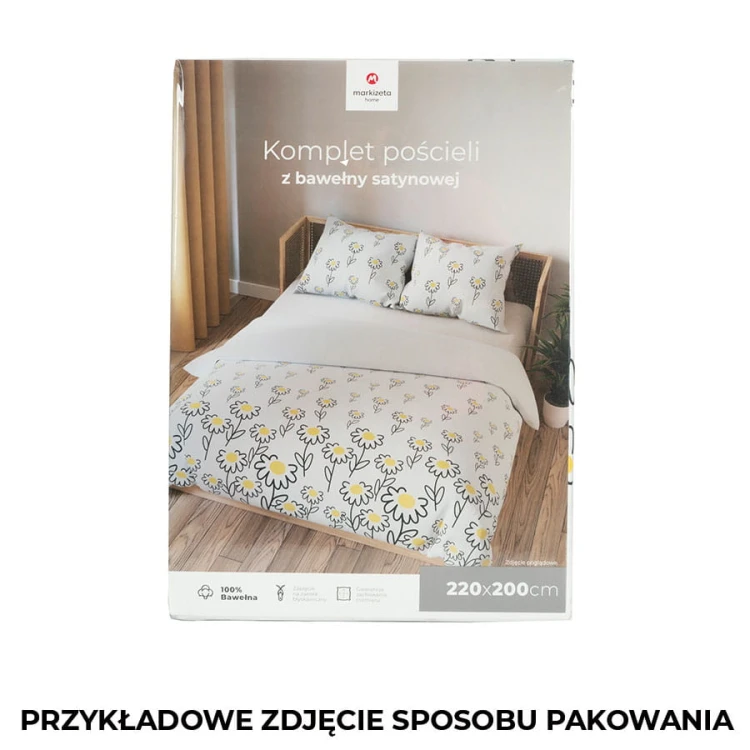 BELLIS Komplet pościeli z bawełny satynowej 220x200cm