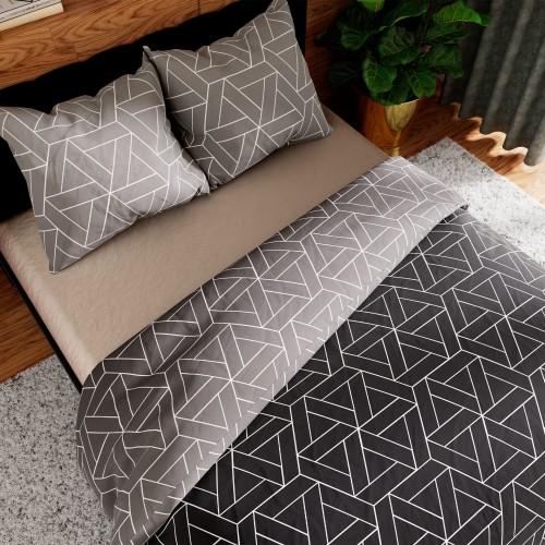 ZEFIRA Komplet pościeli z bawełny satynowej 160x200cm