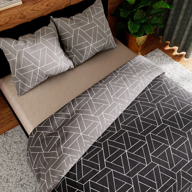 ZEFIRA Komplet pościeli z bawełny satynowej 160x200cm