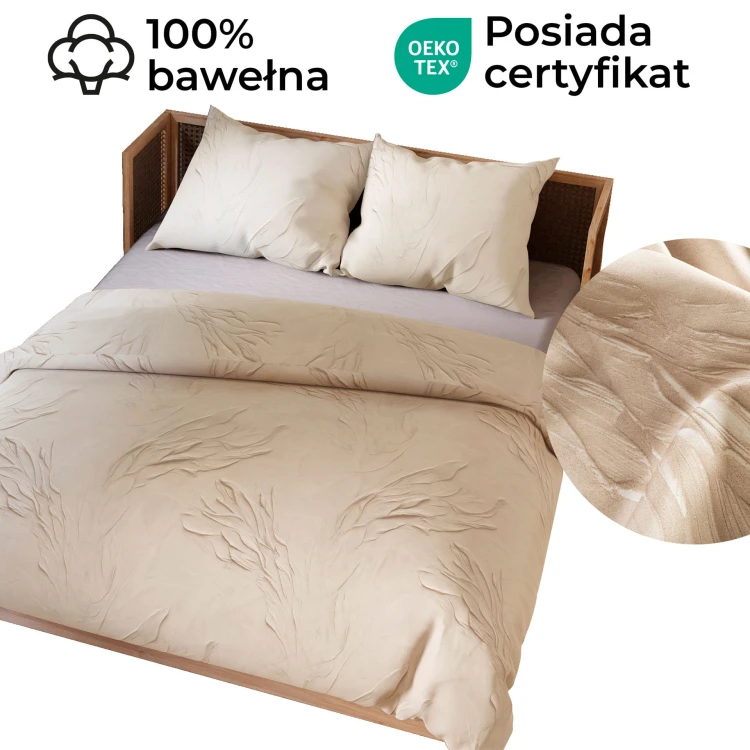 GRAVIRA Komplet pościeli z bawełny satynowej 220x200cm