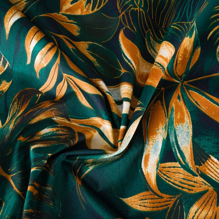 SELVA Komplet pościeli z bawełny satynowej 160x200cm