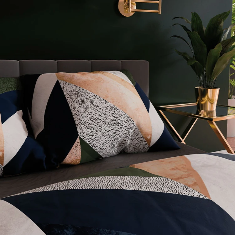 TRIANA Komplet pościeli z bawełny satynowej 160x200cm