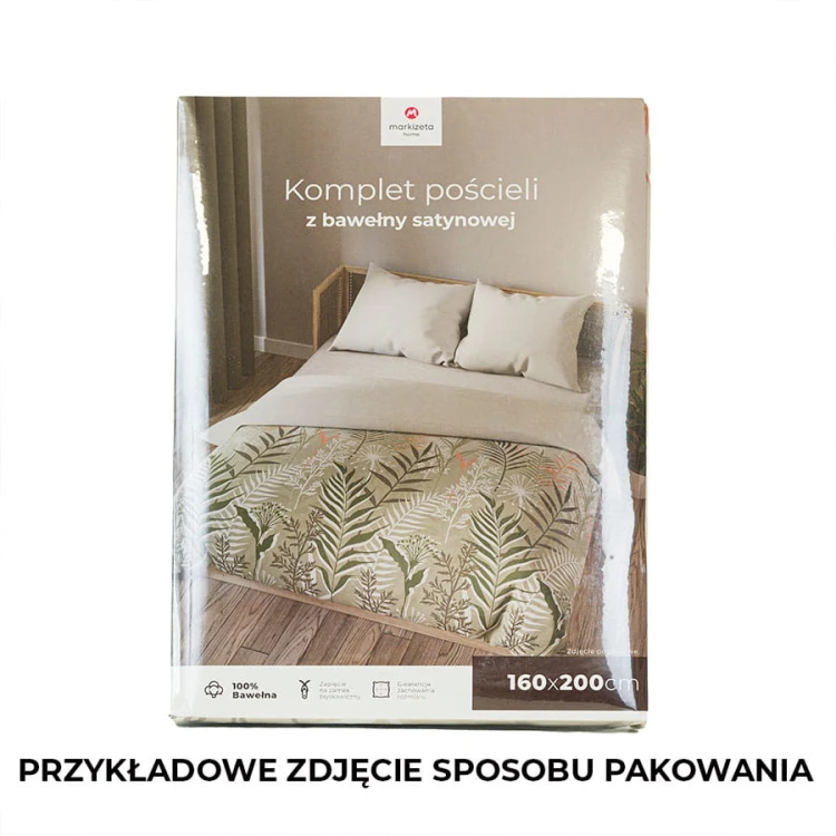FELINA Komplet pościeli z bawełny satynowej 160x200cm