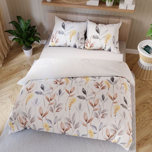 ZARIA Komplet pościeli z bawełny satynowej 220x200cm