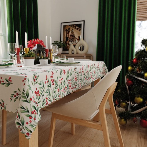 JARZĘBINA Tkanina dekoracyjna NINA WODOODPORNA, 160cm, kolor wielokolorowy