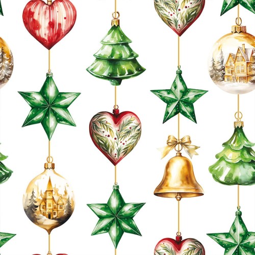 WISZĄCE BOMBKI Tkanina dekoracyjna NINA WODOODPORNA, 160cm, kolor wielokolorowy