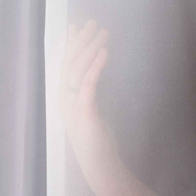 WOAL Firanka fantazyjna z ołowianką, wysokość 350cm, kolor biały