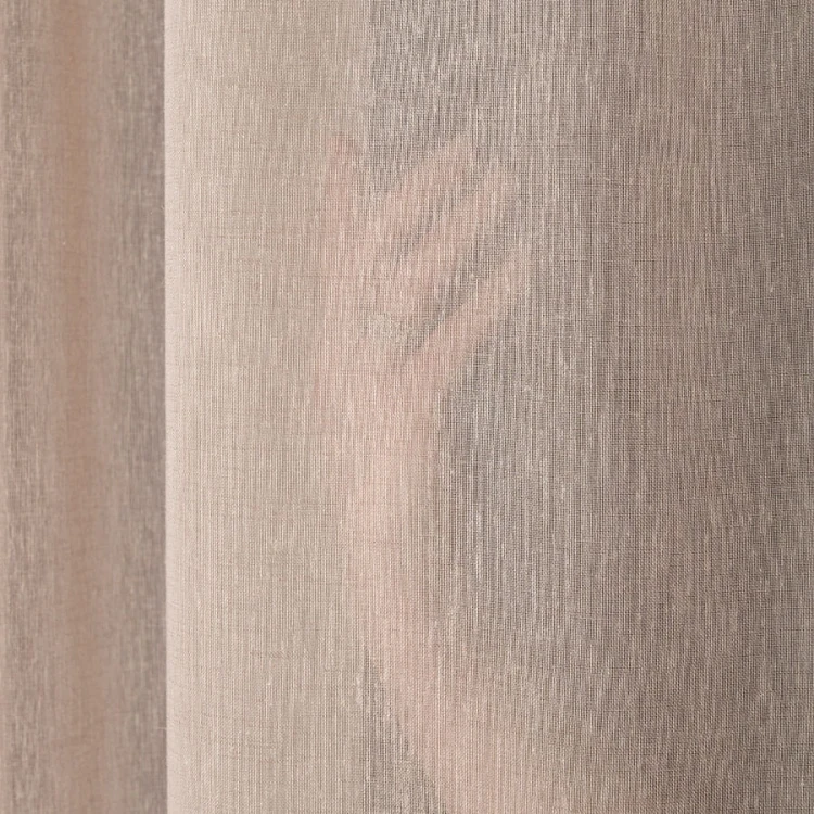 TIFFANY Firanka fantazyjna, wysokość 300cm, kolor pastelowy łososiowy