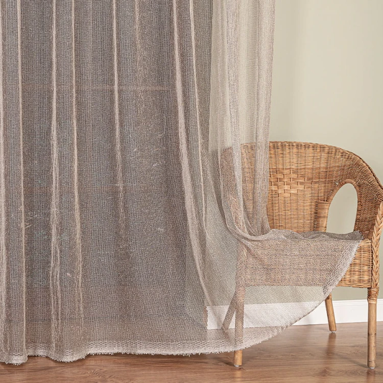 Firanka fantazyjna, wysokość 280cm, kolor szarozielony