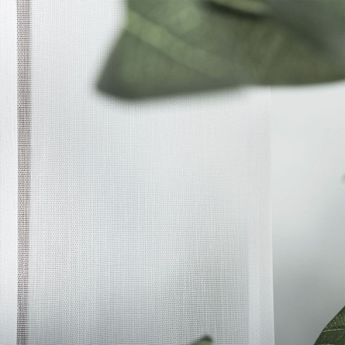 Firanka fantazyjna z ołowianką, wysokość 320cm, kolor biały