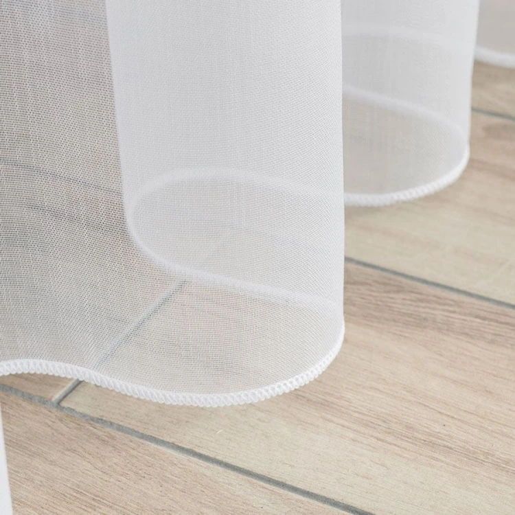 Firanka fantazyjna z ołowianką, wysokość 320cm, kolor biały