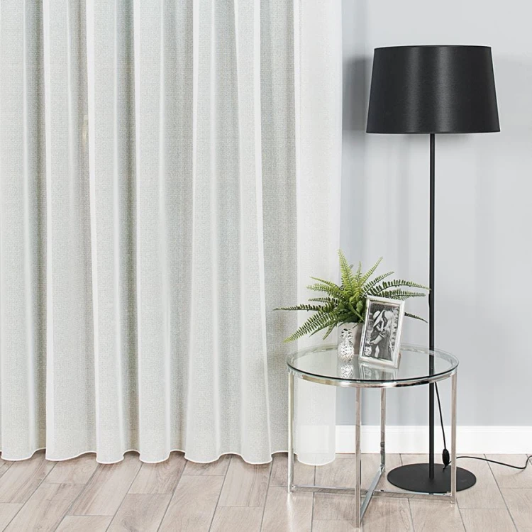 Firanka fantazyjna, wysokość 330cm, kolor kremowy