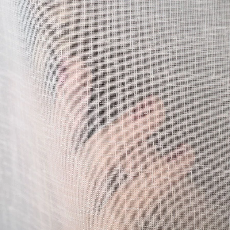 Firanka fantazyjna błyszcząca, wysokość 300cm, kolor biały