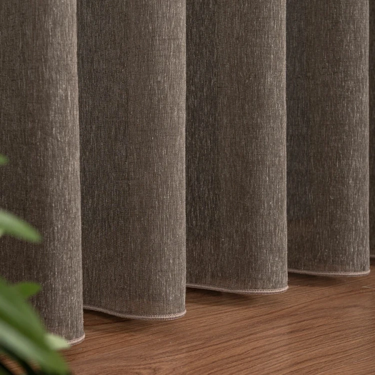 TIFFANY Firanka fantazyjna, wysokość 300cm, kolor brązowoszary