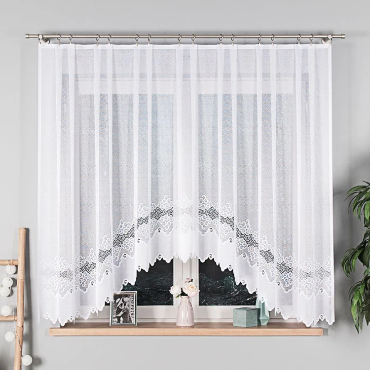 MODESTA Firanka żakardowa gotowa 300x160 cm biała