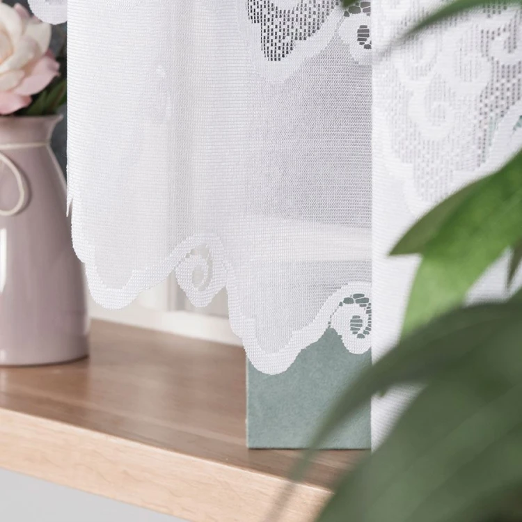 MODESTA Firanka żakardowa gotowa 300x160 cm biała