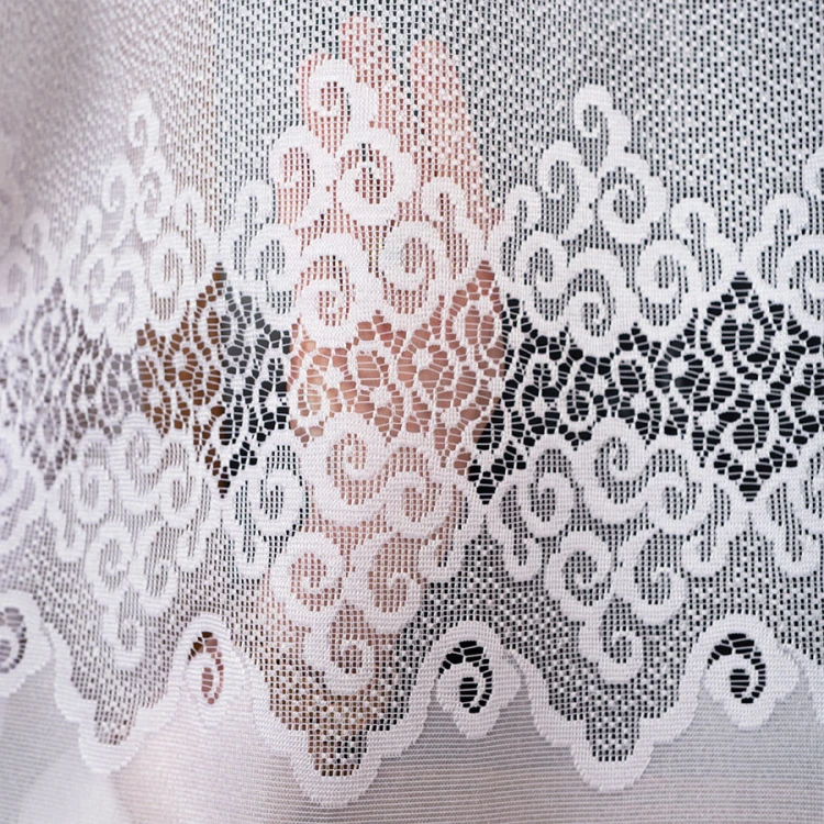 MODESTA Firanka żakardowa gotowa 300x 250 cm biała