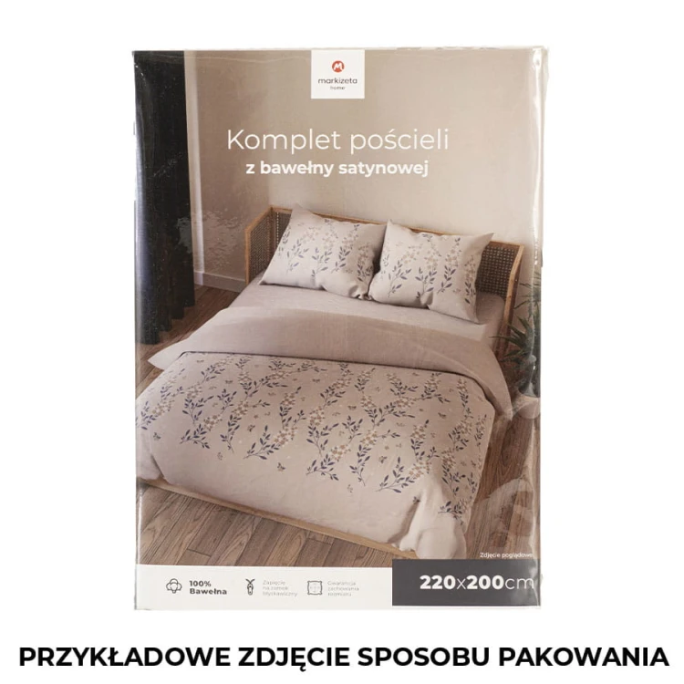 AMALIA Komplet pościeli z bawełny satynowej 160x200cm 100094/SAT/000/160200/1