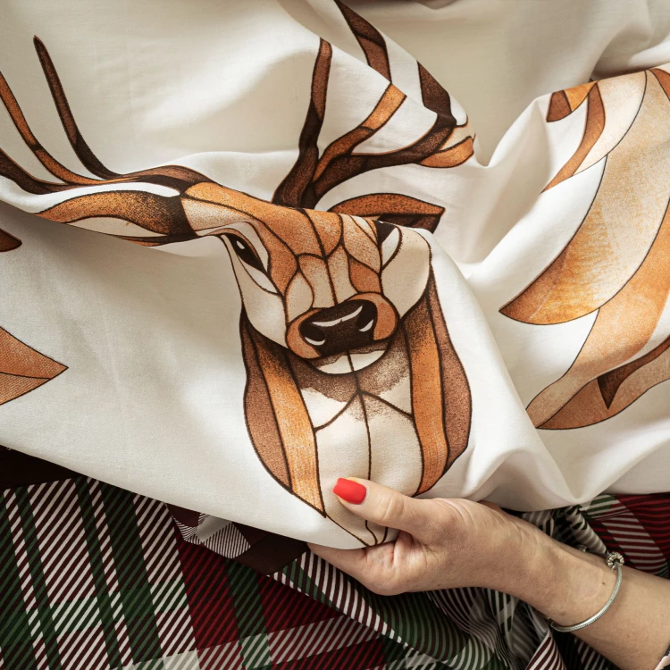 MERRY Komplet pościeli z bawełny satynowej 220x200cm 100109/SAT/000/220200/1